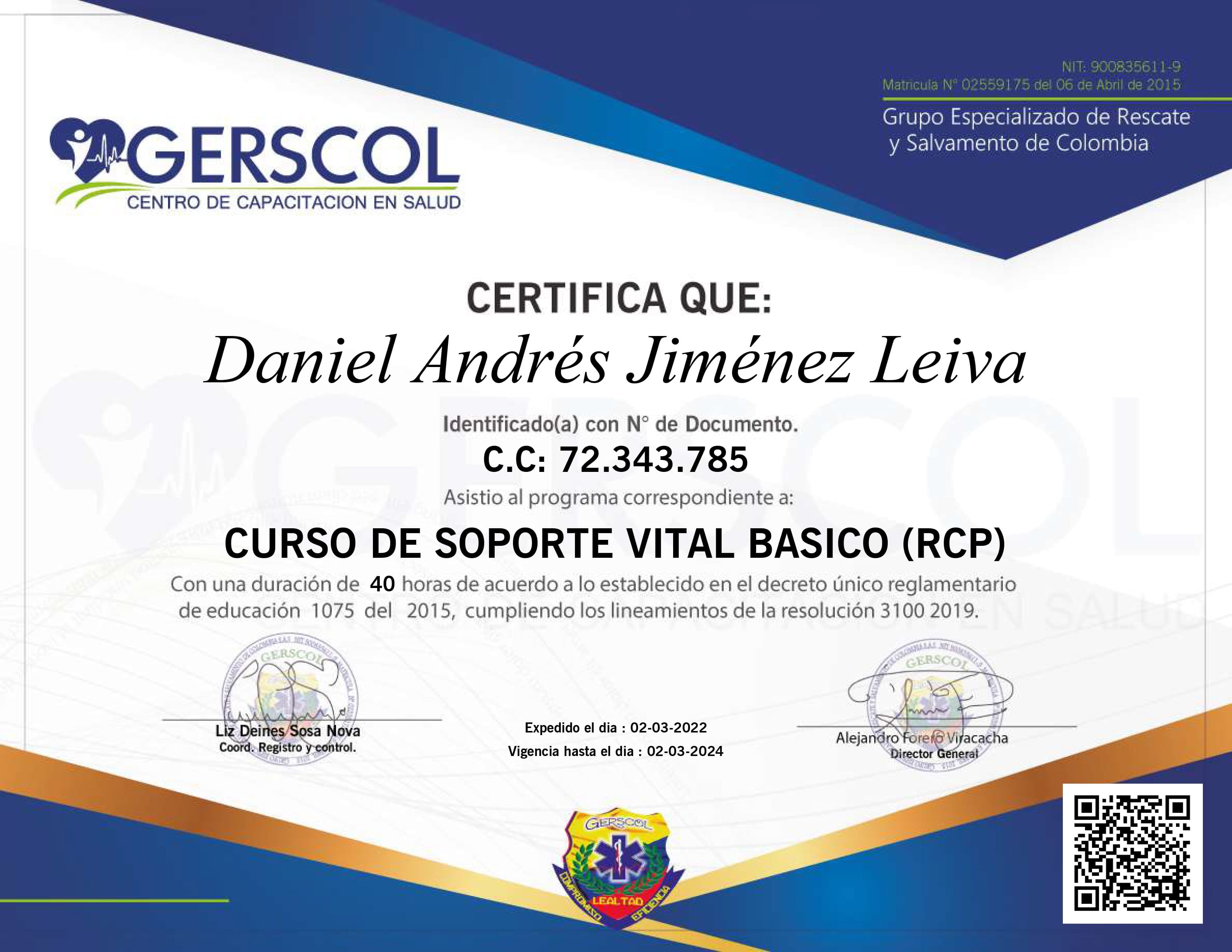 Certificación 1